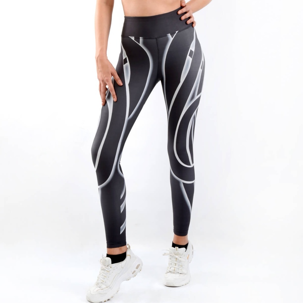 Superstacy Women Balck High Waist Sports Tights
